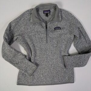 Patagonia Better Sweater Fleece Pullover Quarter Zip Grey